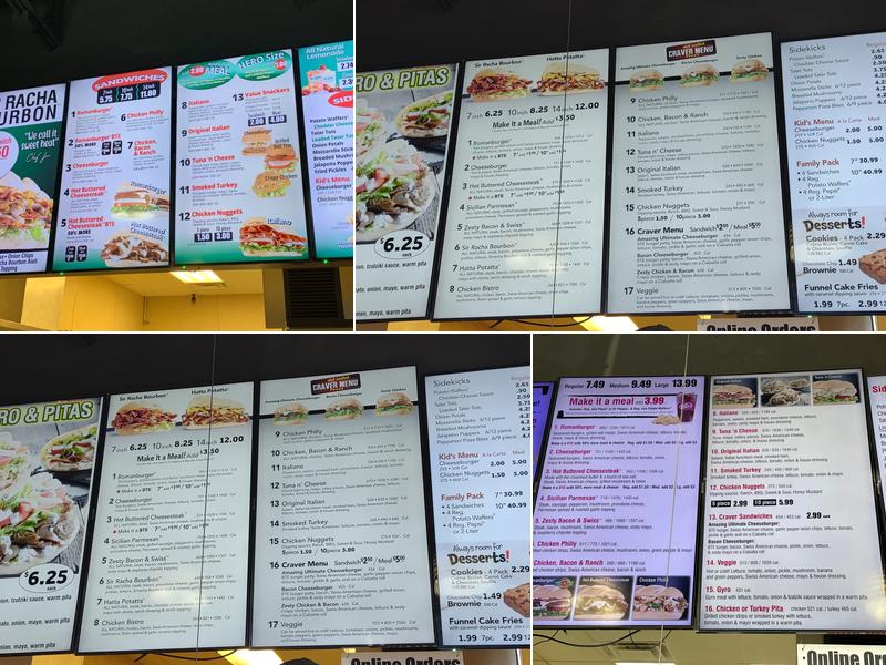 Mr. Hero Menu