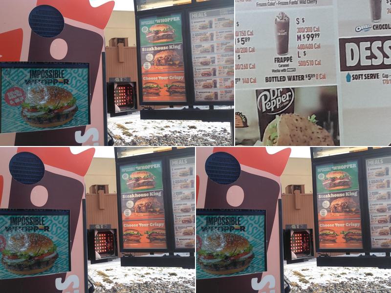 Burger King Menu