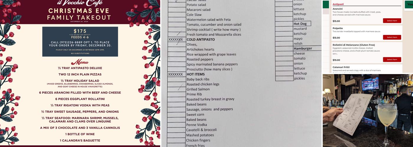 Calandra's Mediterranean Grill Menu