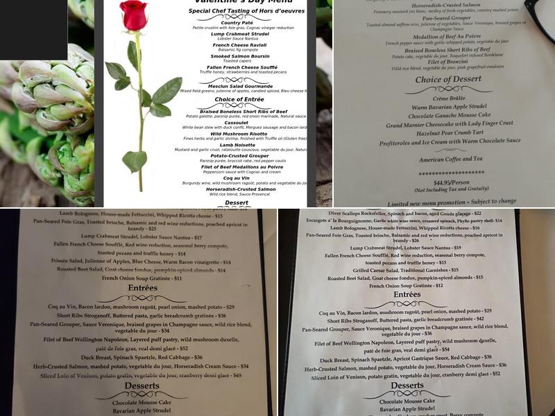 Latour Menu