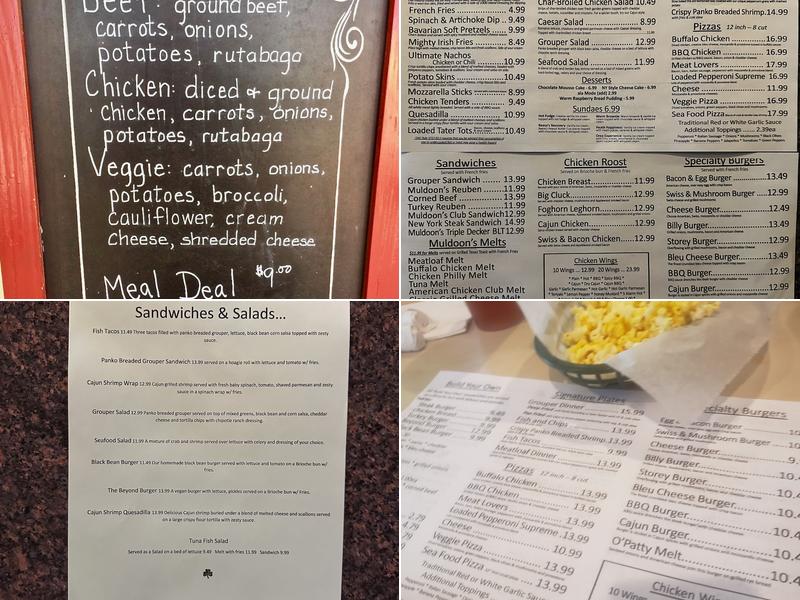 Muldoon's Saloon & Eatery Menu