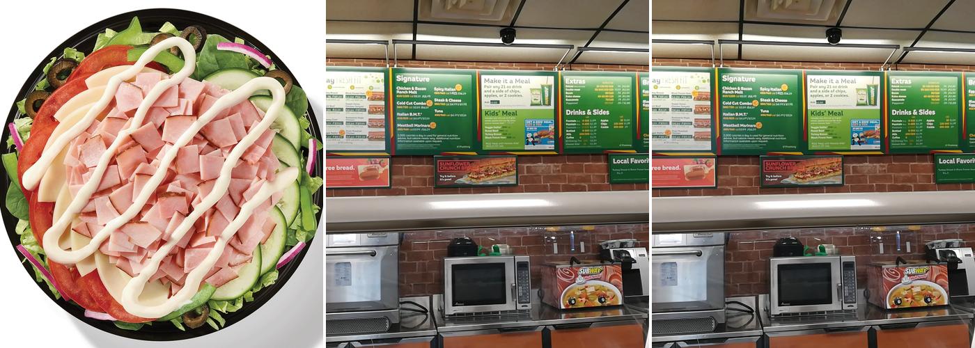 Subway Menu