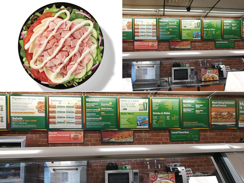Subway Menu