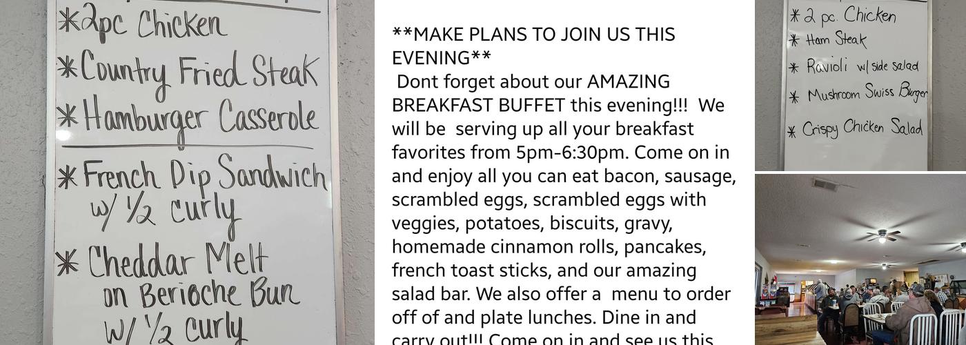 J T's Menu