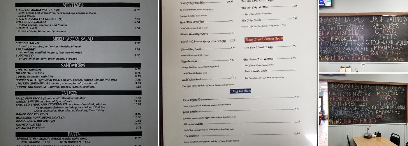 Chelo’s Kitchen Menu