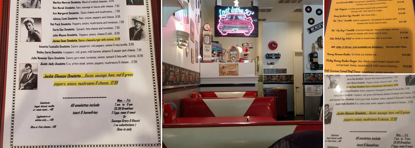Spinner's Good Time Diner Menu