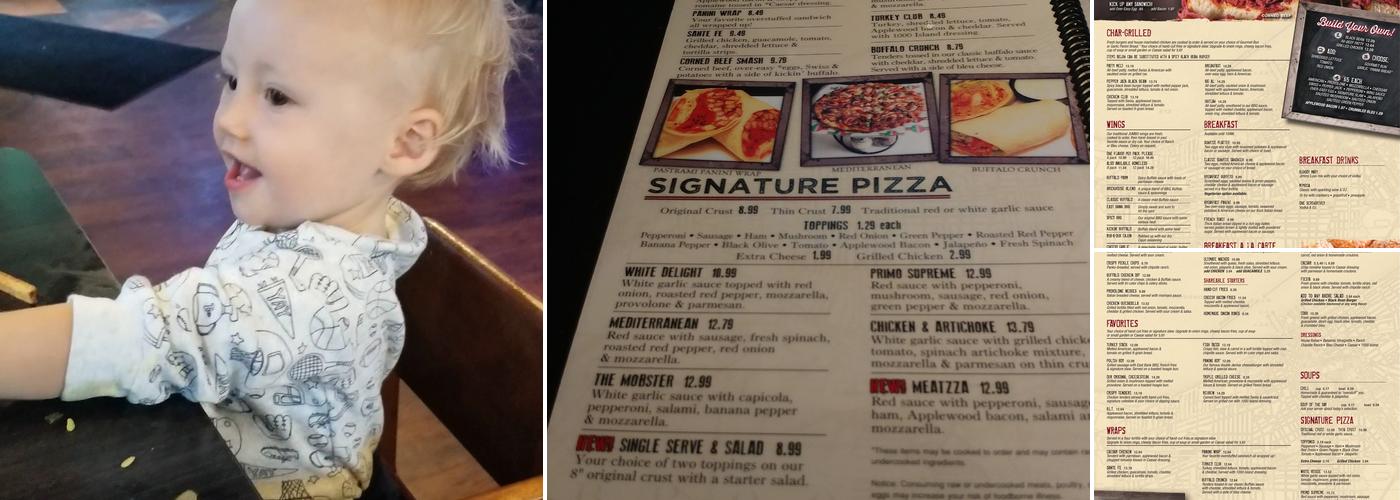 Panini's Bar & Grill Menu