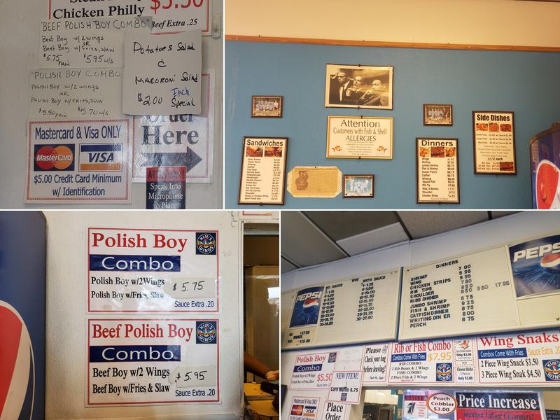 Kim's Wings Menu