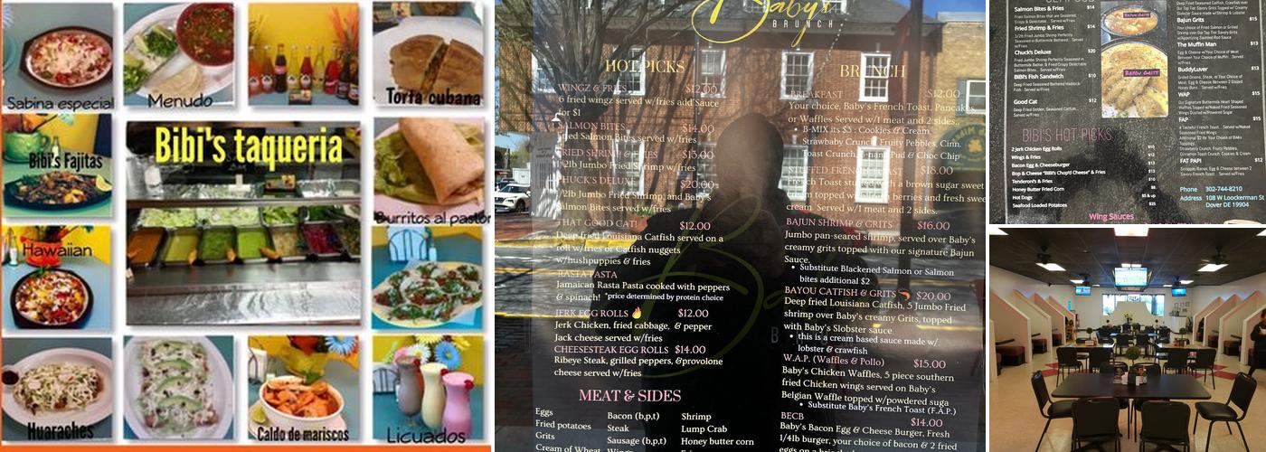 Bibi's Restaurant Menu