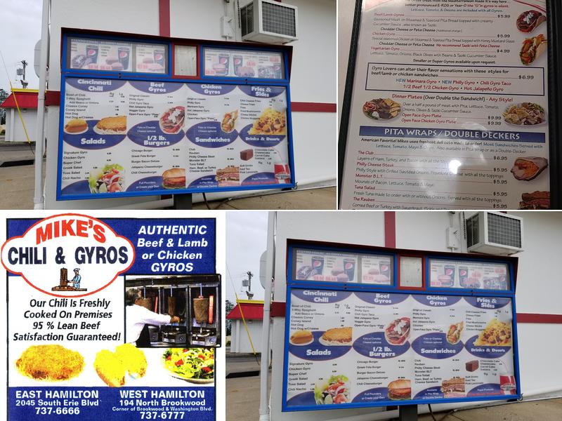Mike's Chili & Gyros Menu