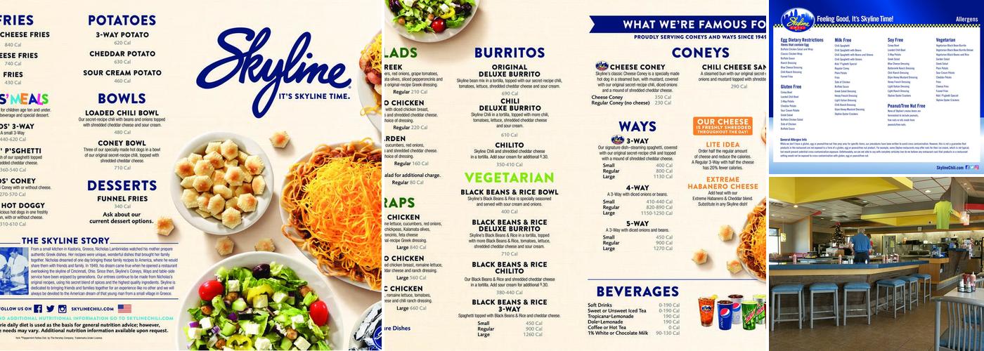 Skyline Chili Menu