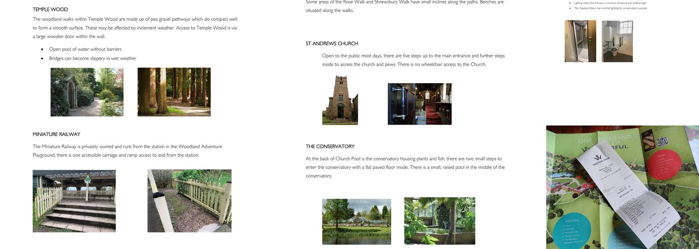 Granary at Weston Park Menu