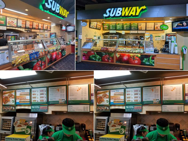 Subway Menu