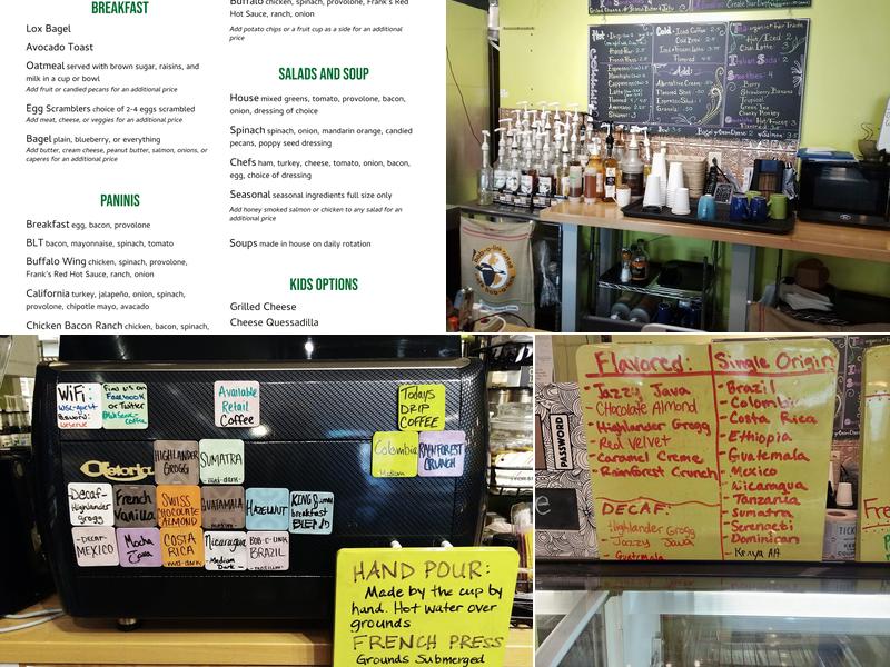 We Serve. Coffee Menu