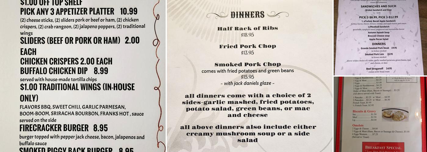 Ramsey Cafe Menu