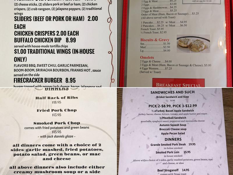 Ramsey Cafe Menu