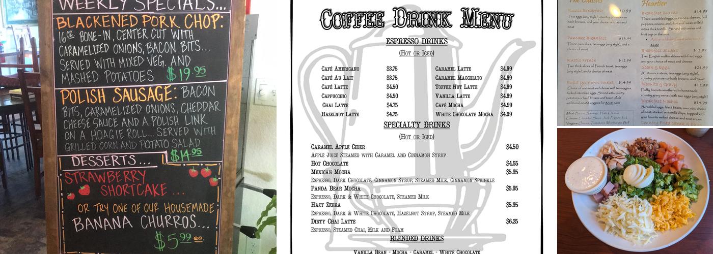 Rustic Table Restaurant Menu