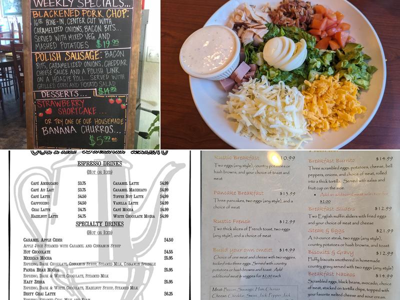 Rustic Table Restaurant Menu