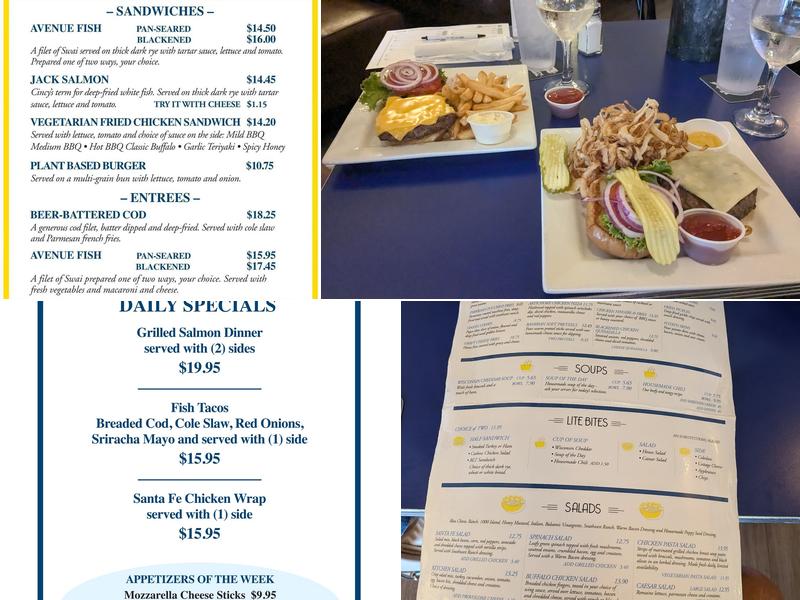 Bacalls Cafe Menu
