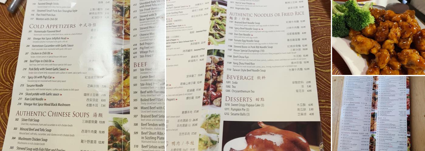 Great Tang Menu