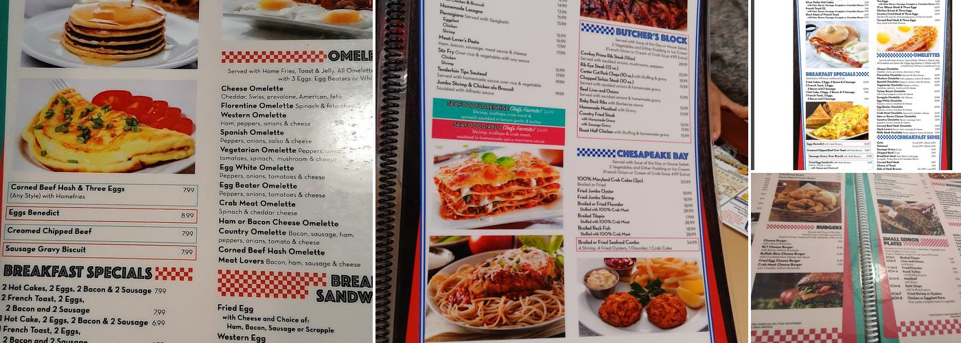 Cambridge Diner Menu