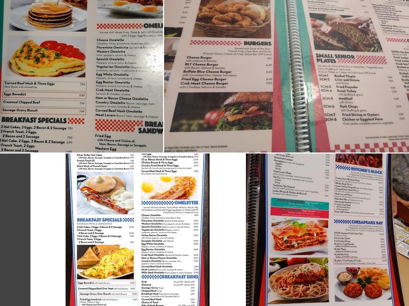 Cambridge Diner Menu