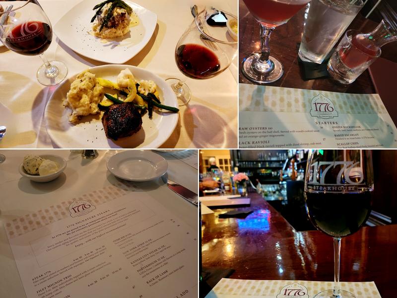 1776 Steakhouse Menu