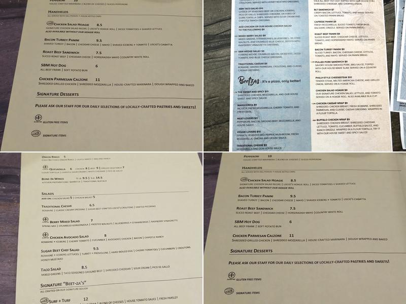 Sugar Beet Market Menu