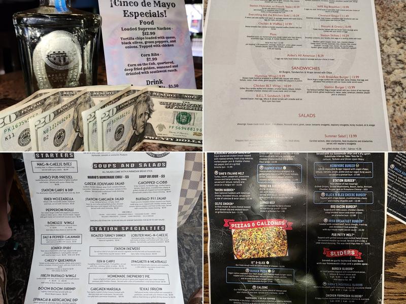 West Park Station Menu