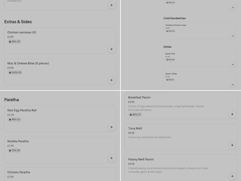 Haslingden Bar And Grill Ltd Menu