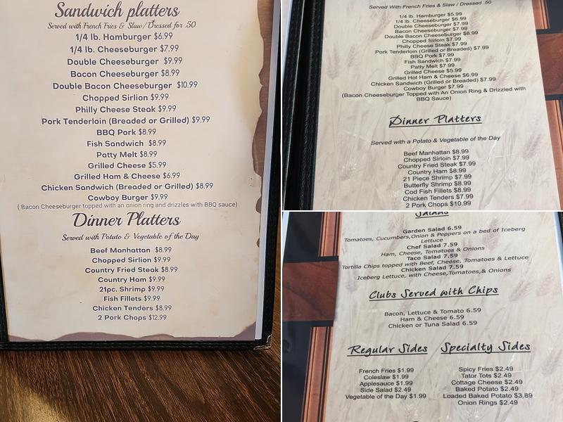 Marcy's Kitchen Menu