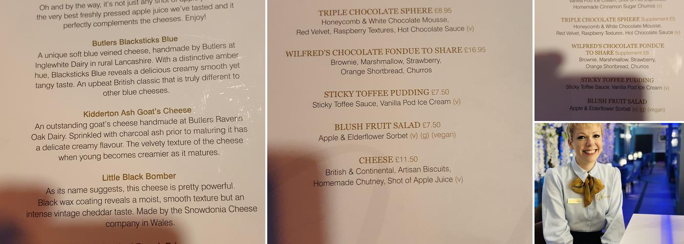 Wilfred's Restaurant Menu