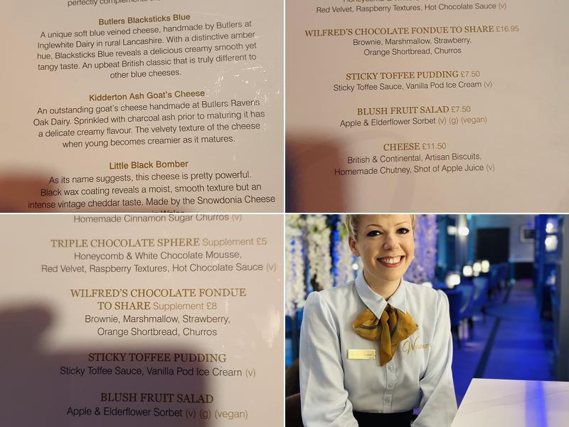 Wilfred's Restaurant Menu