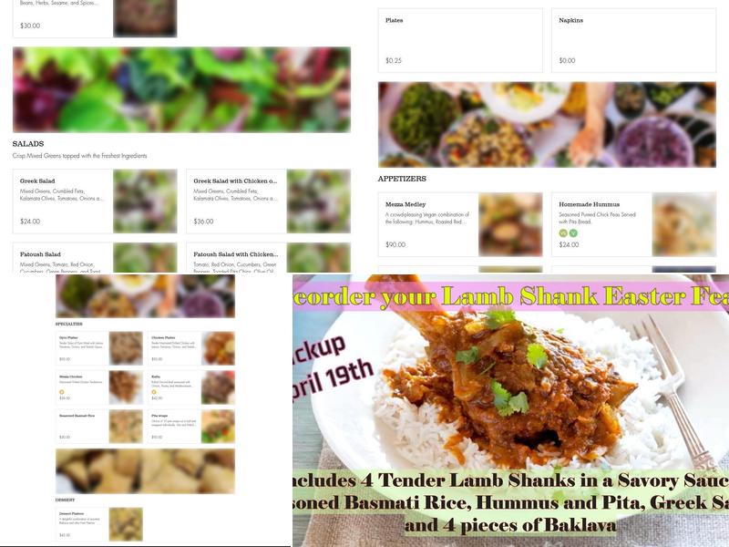 Mezza Mediterranean Cuisine Menu