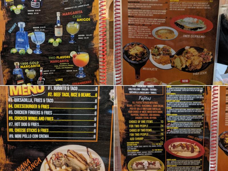 Don Tequila Amherst Menu