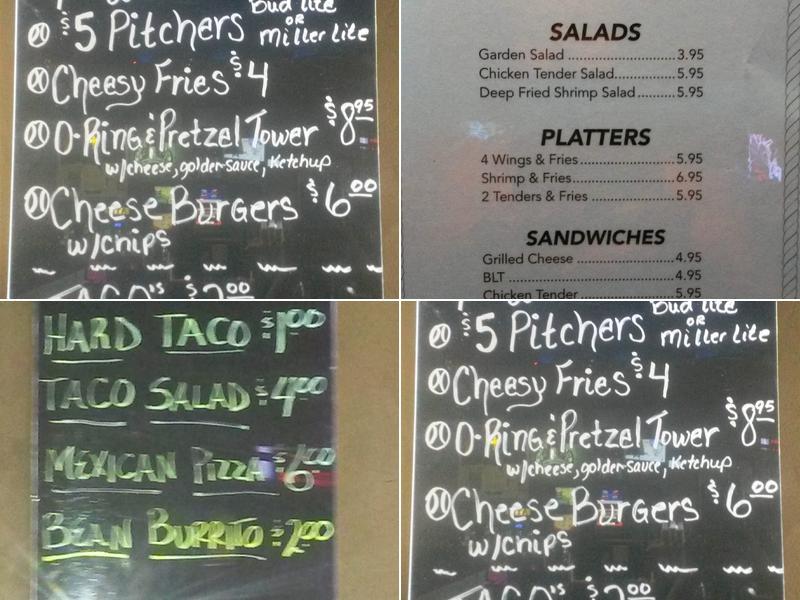 Off Shore Bar and Grill Menu