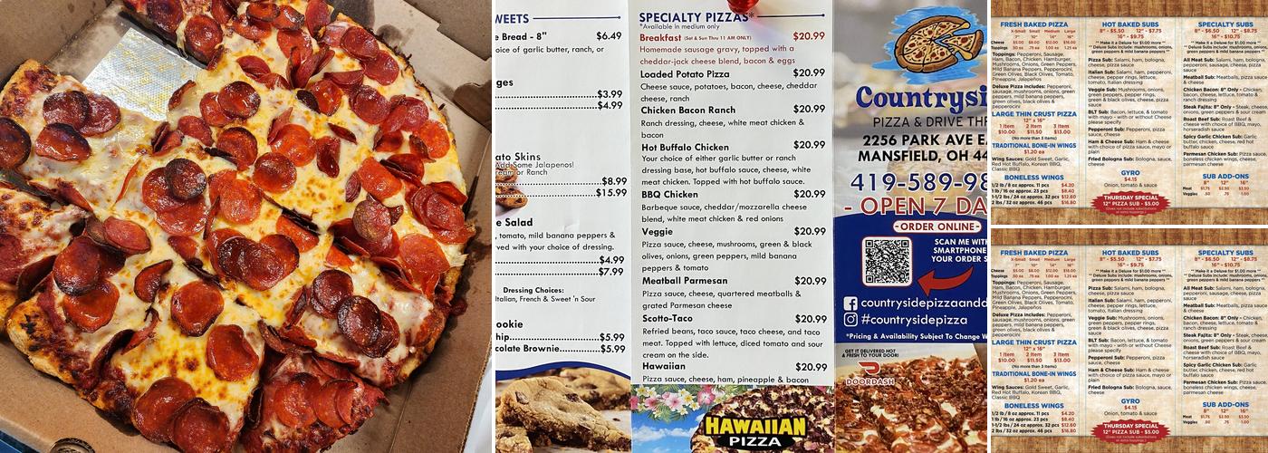 Countryside Pizza & Drive Thru Menu