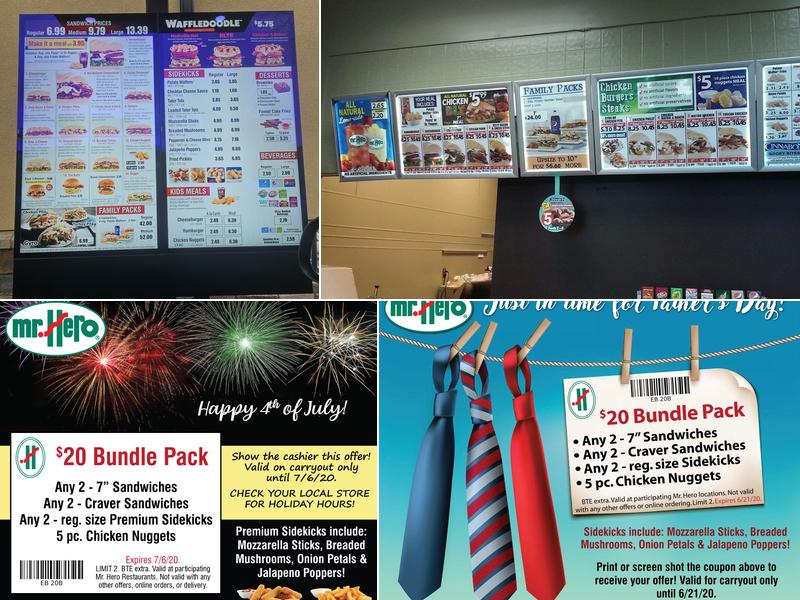 Mr. Hero Menu
