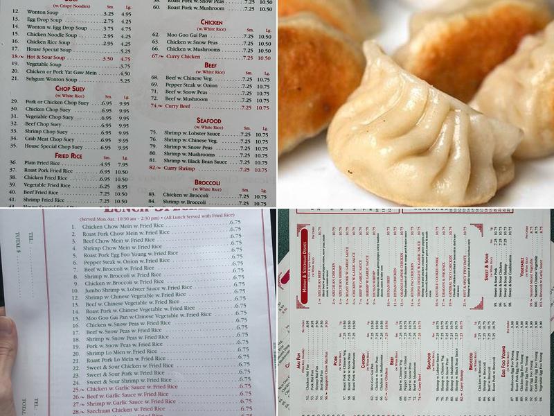 Fu Sing Menu