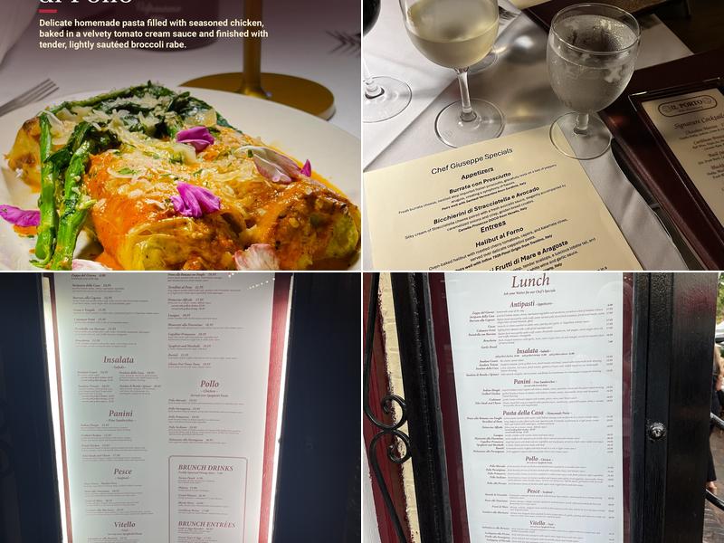 IL Porto Italian Ristorante Menu