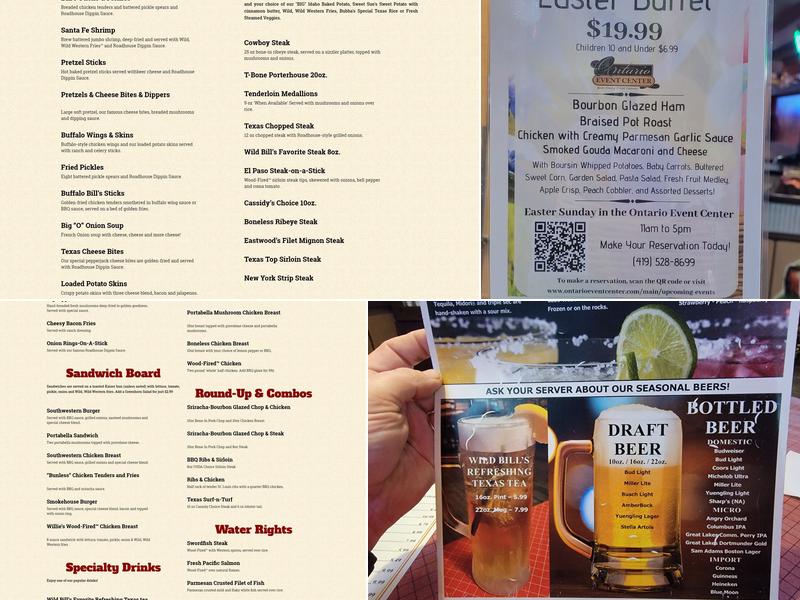 Brown Derby Road House Menu