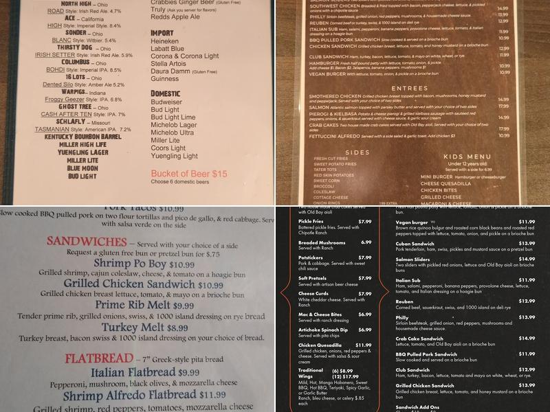 City Grille Menu