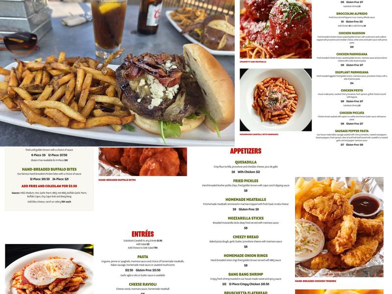 Longo's Pizza Menu