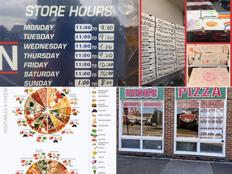 Rego's Brickhouse Pizza Menu