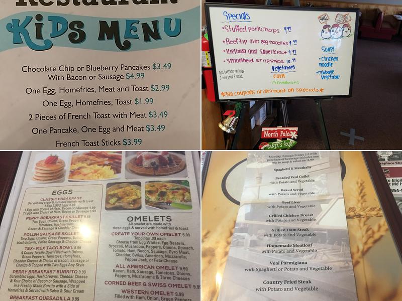 Perry Family Restaurant Menu