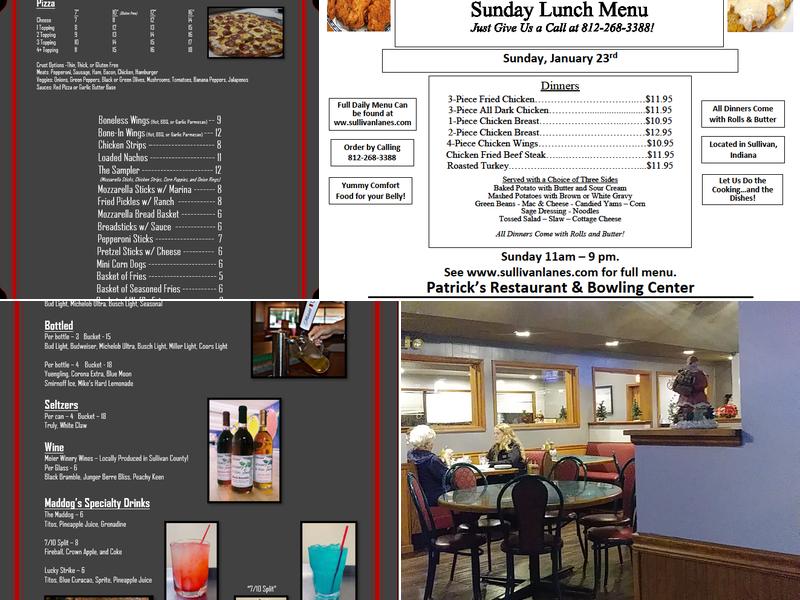 Maddog’s Restaurant & Bowl Menu