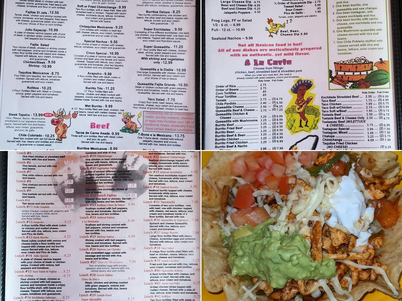 Cinco De Mayo Mexican Menu