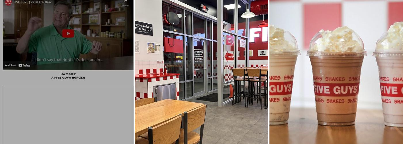Five Guys Menu