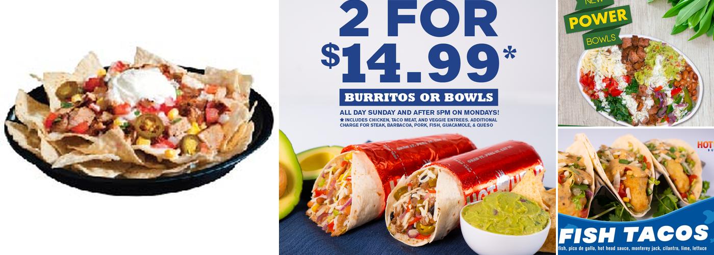 Hot Head Burritos Menu