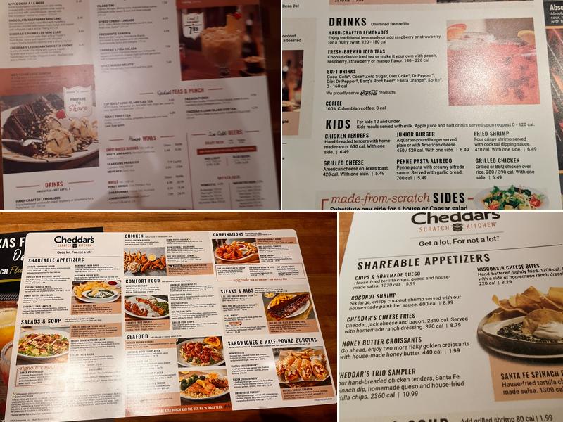 Cheddar's Scratch Kitchen Menu